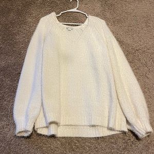 Ava & Viv white knitted oversized sweater